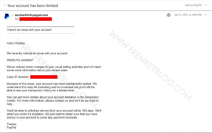 Cara Tarik ( Withdraw ) Uang dari Account Paypal Limited